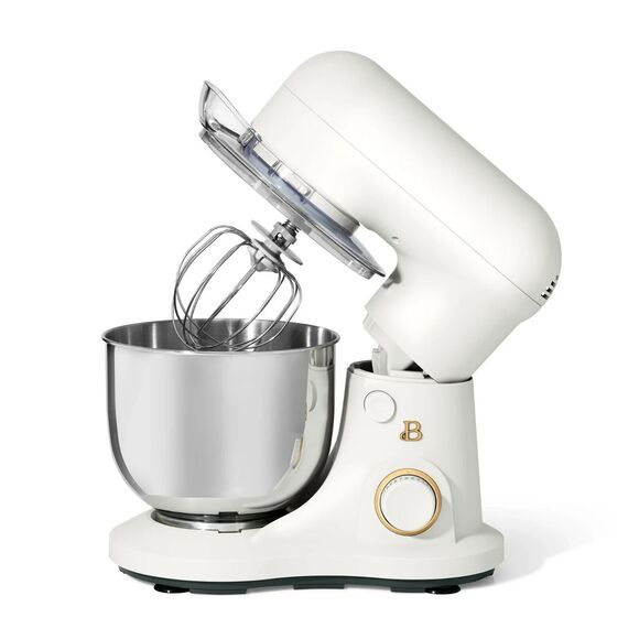 Beautiful 3.5 Qt Stand Mixer, Lightweight & Powerful with Tilt-Head, White Icing - Picture 2 of 16